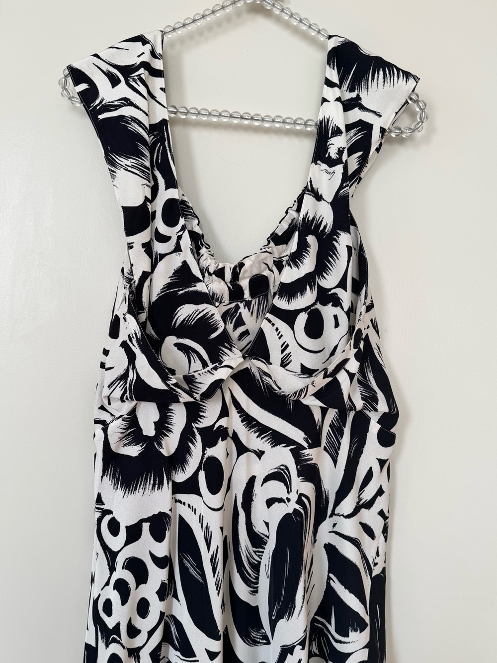 Gucci Black & White Floral Sleeveless Midi Dress size IT 46 US 10 - Picture 5 of 8